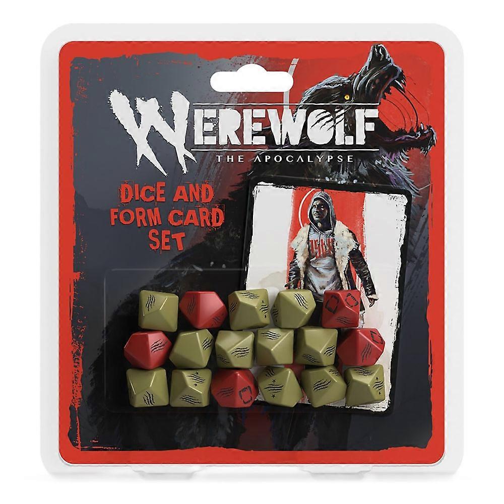 Renegade Game Studios Werewolf 15th Ed The Apocalypse RPG Dice and Form Card Set