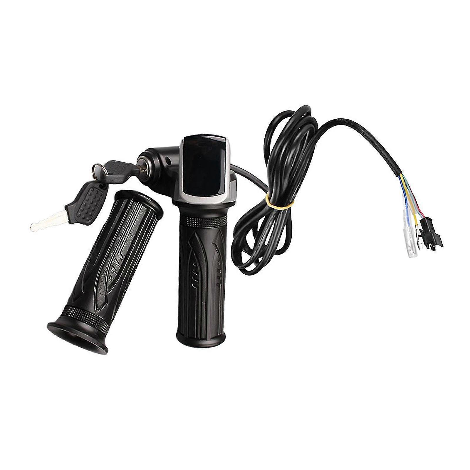Standard E-bike Throttle Grips 22mm Handlebar Speed Control Twist Component 24v