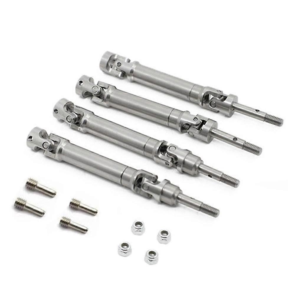 4Pcs Metal Stainless Steel Drive Shaft CVD for 1/10 Traxxas Slash Stampede  VXL 4WD RC Car Upgrade P