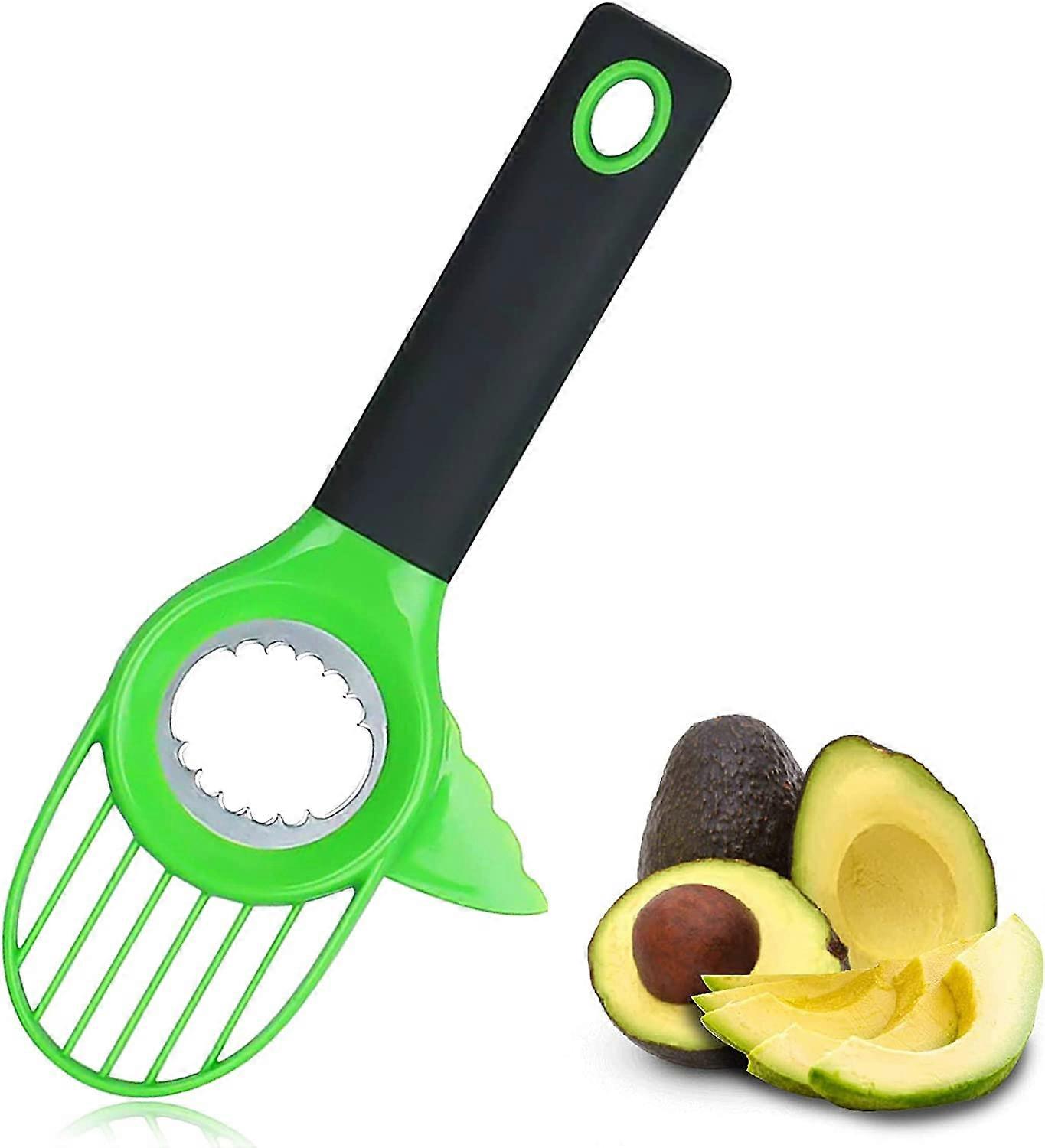 Avocado Cutter, 3 In 1 Avocado Cutter, Avocado Peeler Suitable For Kiwi, Dragon Fruit, Mango