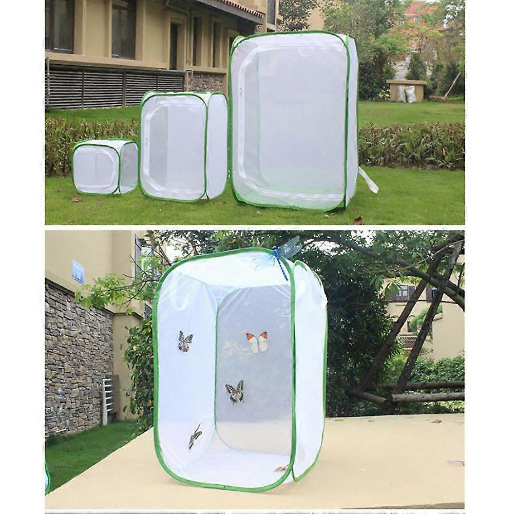 Portable Insect Habitat Cage for Butterfly Breeding and Housing Enclosure