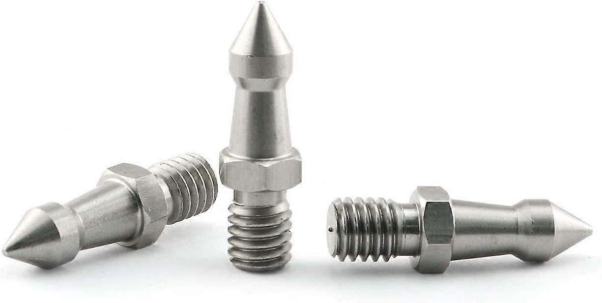 3pcs 3/8 "acero inoxidable pie tornillo cámara trípode espiga piezas de repuesto