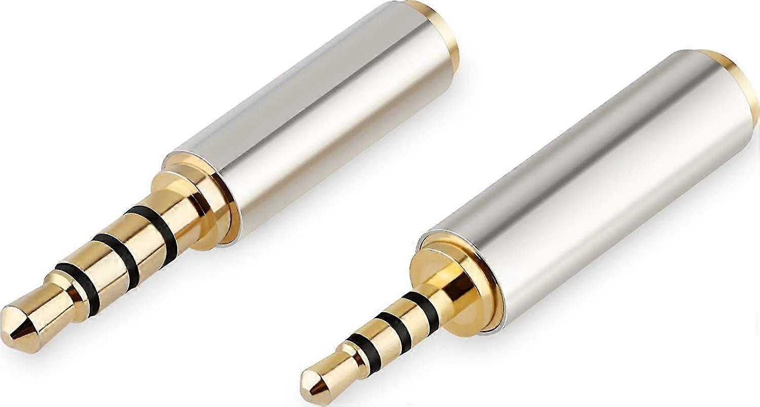 2pcs 3.5mm αρσενικό σε 2.5mm θηλυκό/2.5mm αρσενικό σε θηλυκό στερεοφωνικό ακουστικό προσαρμοστή 3.5mm