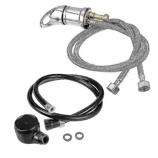 ספא סלון יופי כיור שמפו כיור מספרה חומרי בניין אביזרים חדר אמבטיה חם קר ברז ספריי צינור החלפת סט - YuJia-YuJia