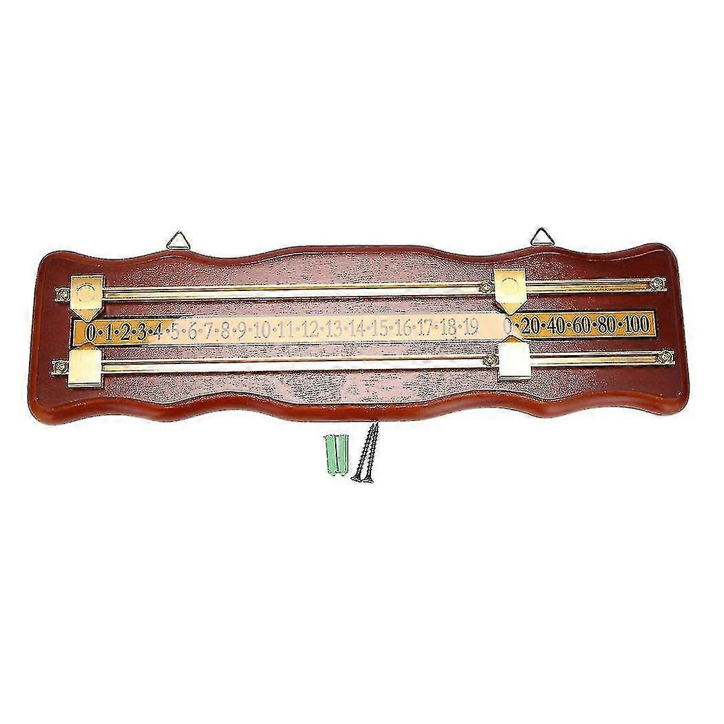 Biljart Scorebord Wand gemonteerd Scorebord Snooker Scorebord Internationaal Gebeitst Hout Score Bo