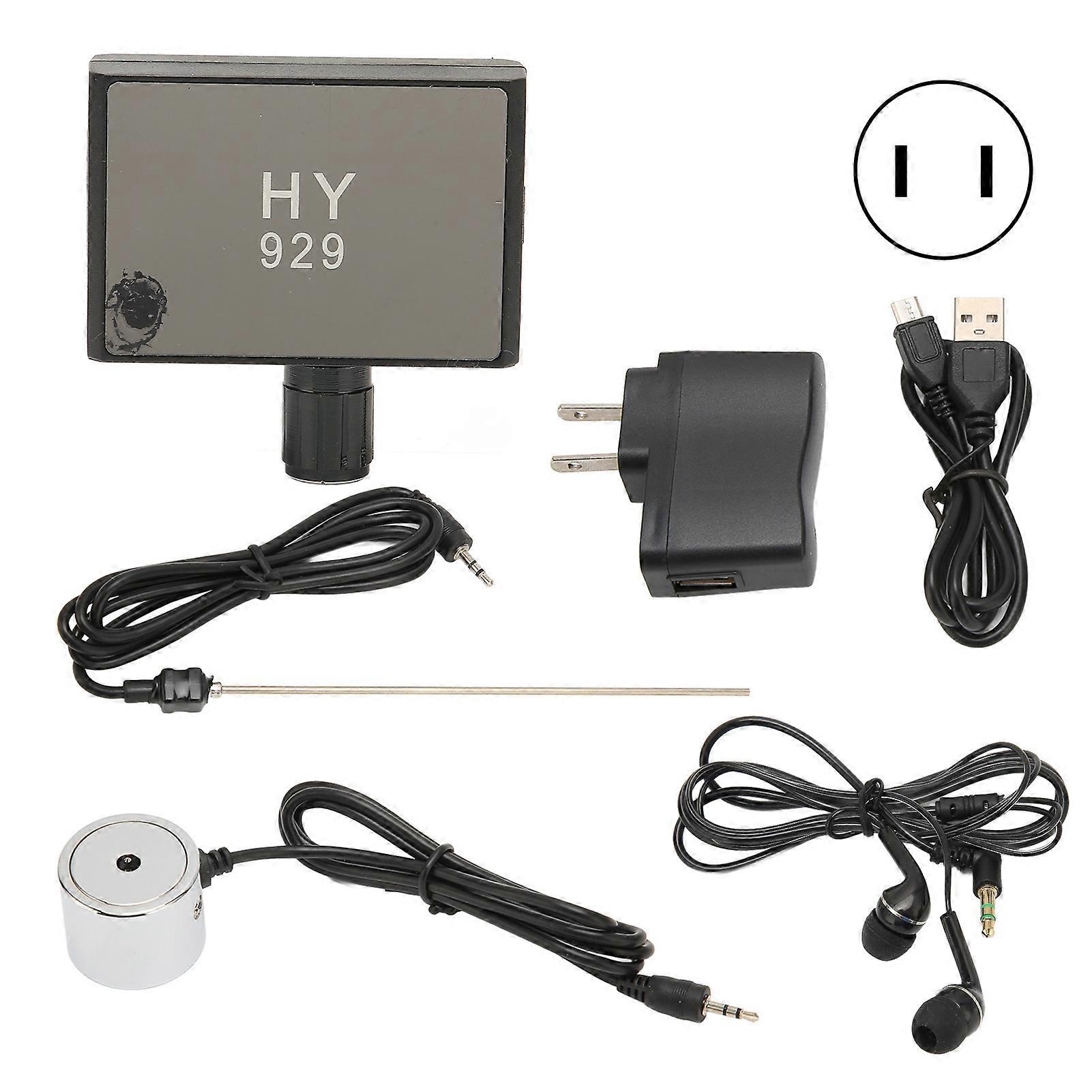 Water Leakage Detector Professional High Strength Dual Probes Water Pipeline Detection Tool for Household 100240V US Plug NO.1070