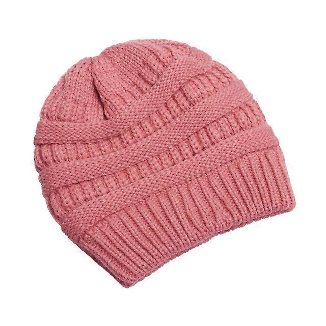 25 Color Solid Beanies Women Knitted Beanie Hat Fashion Autumn Winter Warm Hats Skullies Wool Cap for Women