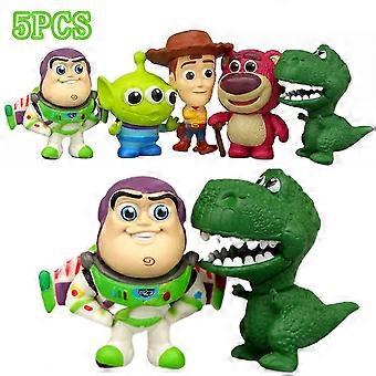 Home Decor 5 Pz/Set Toy Story Buzz Lightyear Action Figures Giocattoli Set Minifigure Cake Topper Regali