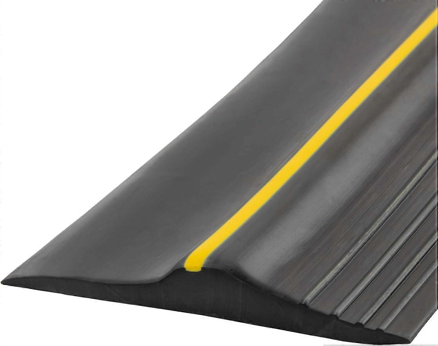 nice Universal Garage Door Bottom Threshold Seal Strip, Weatherproof Rubber, Weatherstrip Not Included (20ft, Black)