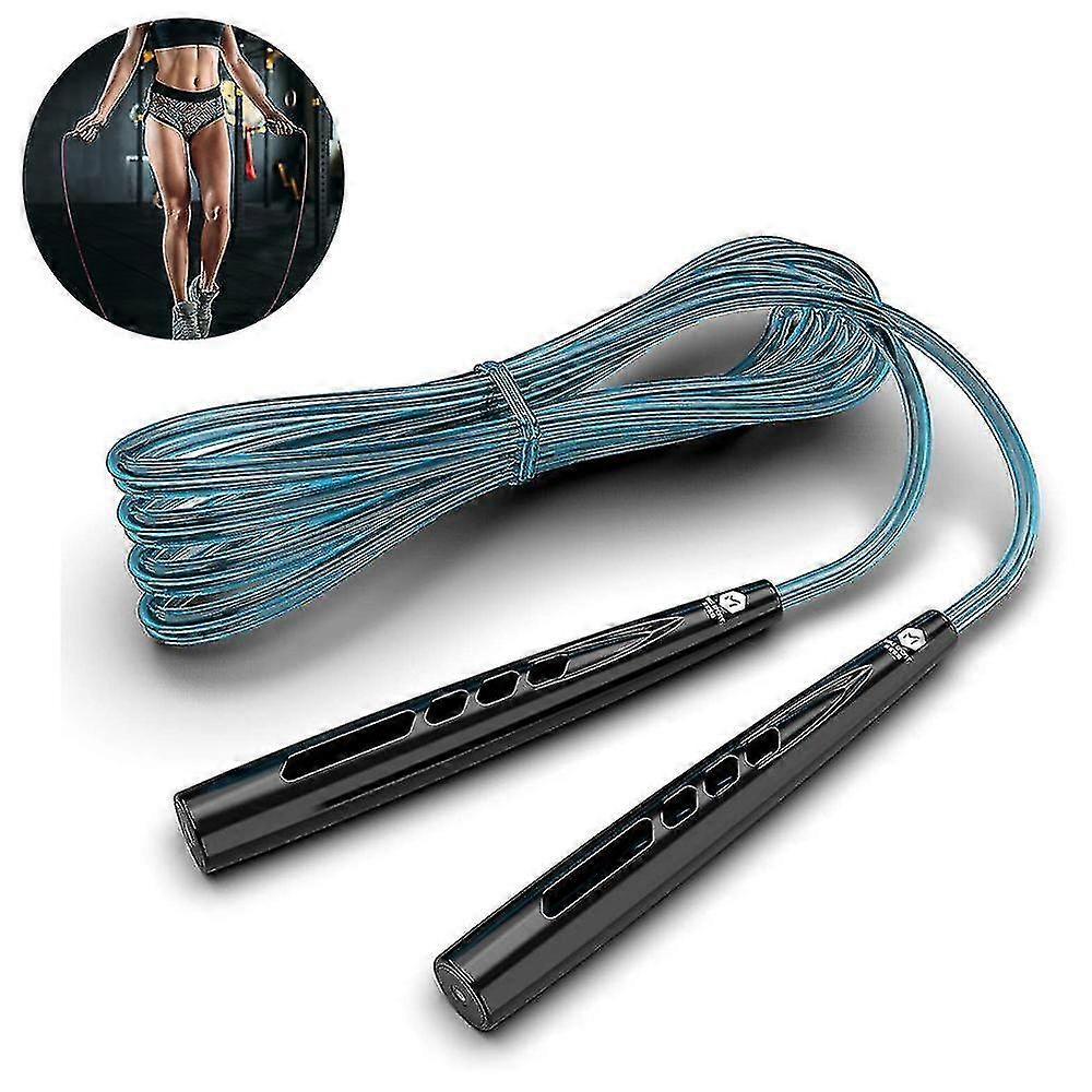 Jump Rope With Double Ball Bearing, Adjustable Jumping Rope,blue