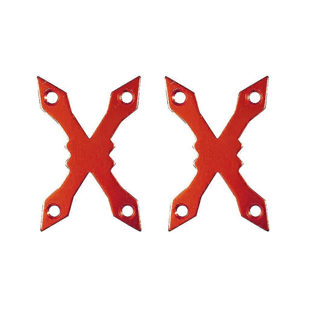 2pcs Metal Four-wheel Skateboard Part Long Board Deck Protective Gaskets