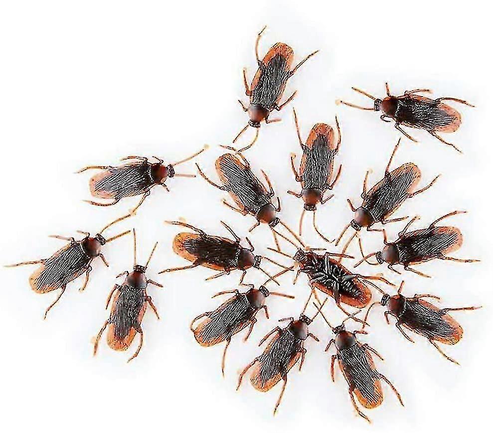100 Pieces Fake Roach Prank Cockroach Bugs Look Real