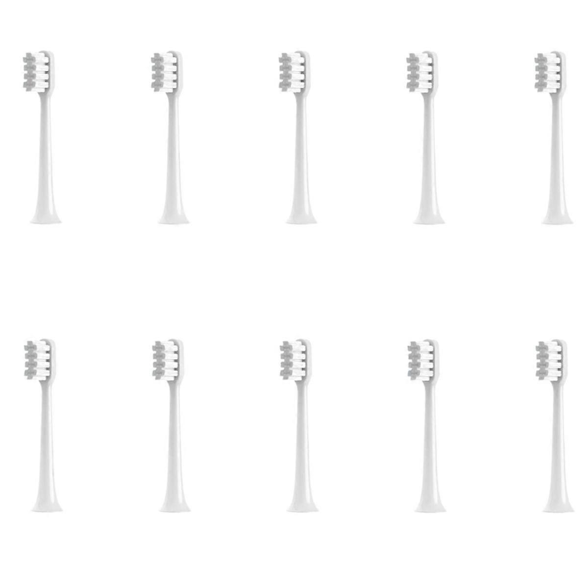 10 PCS for T200 MES606 Electric Toothbrush Sensitive Toothbrush Bright White Type