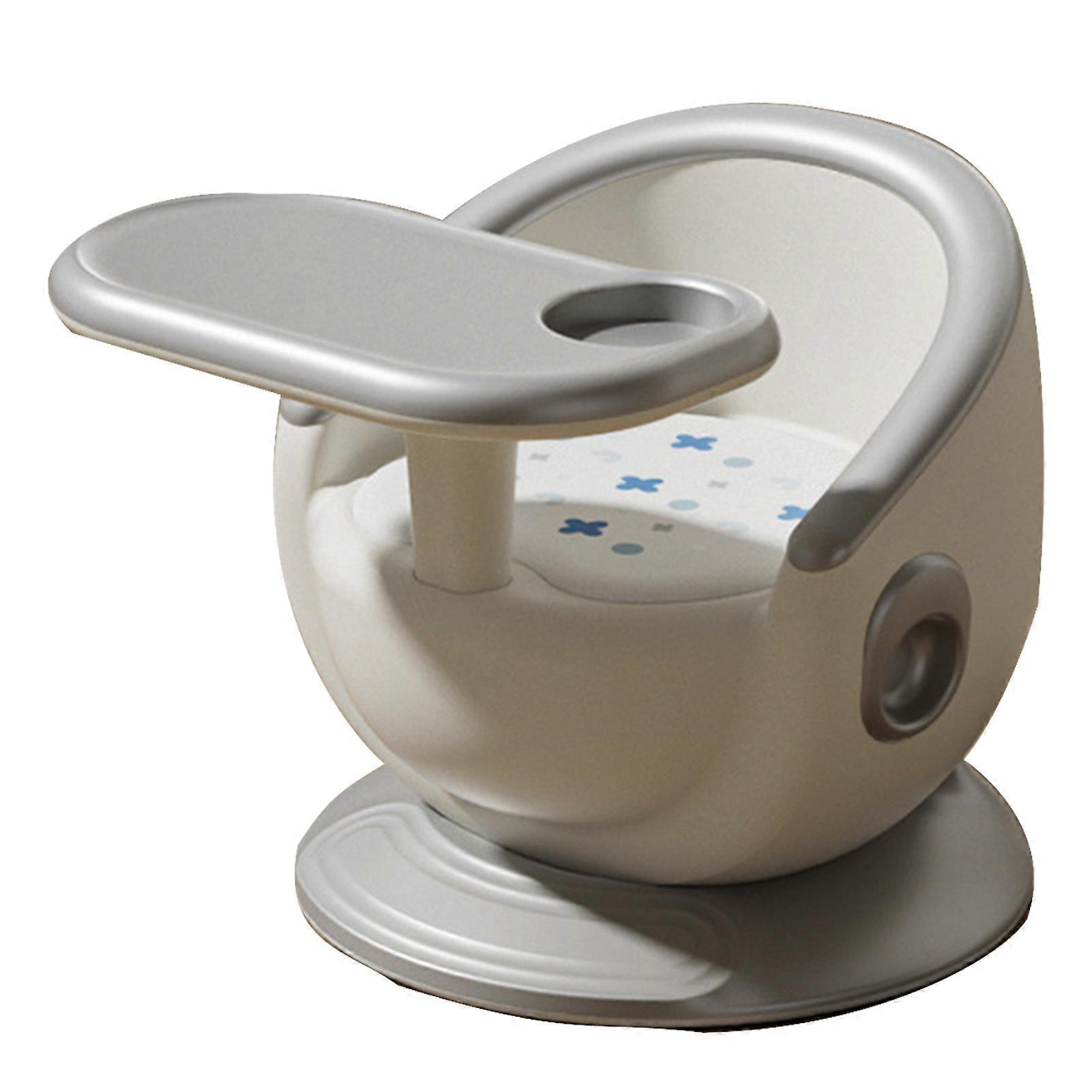 Baby Eating Called Chair Detachable Tray Multi Functional Infant Feeding Booster Seat for Children Silver