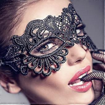 Venezianische Maske Mit Spitzenschleier – Augenma Produktbild-Vorschau 6