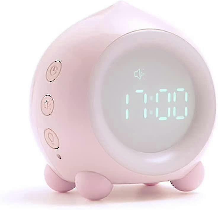 1pcs Kids Alarm Clock, Wake Up Light, Digital Clock, Nap Timer, Snooze Function