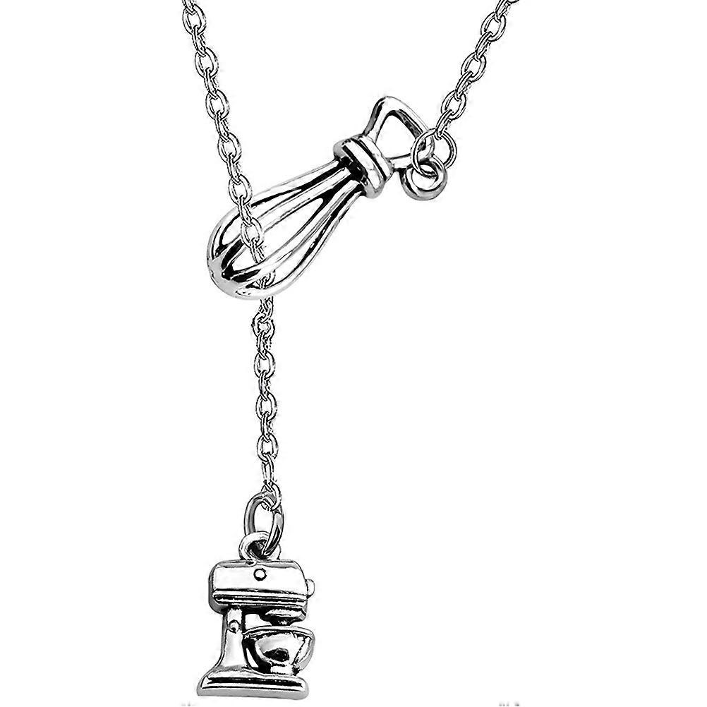 1pc Creative Neck Chain Pendentif Cake Machine Decor Collier Cou Parure