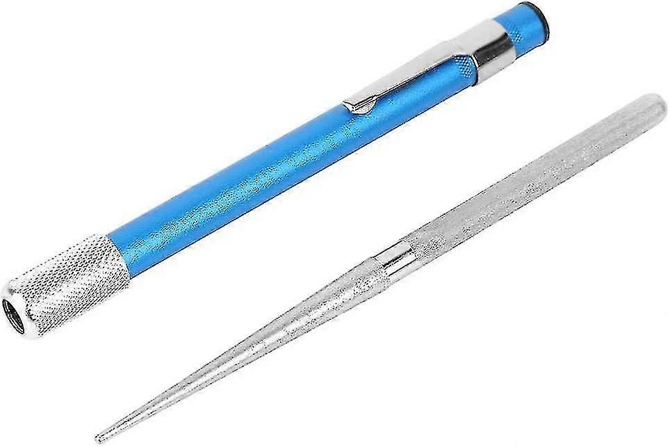 Serrated Knife Sharpening, Diamond Sharpening Stone Pen Stick Portable Knife