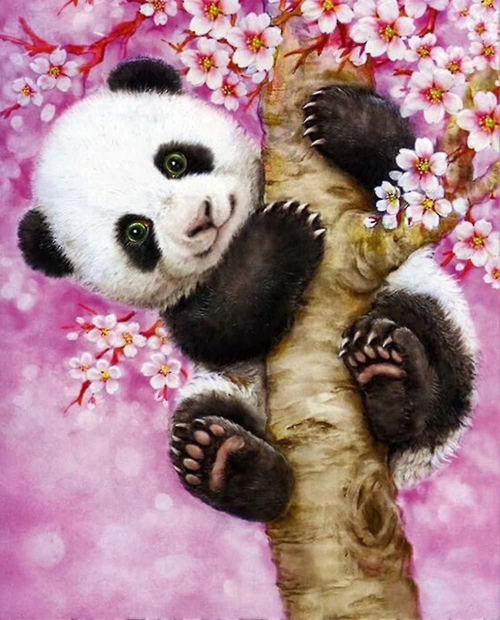 Other Wall Decor Diy Panda Diamond Painting