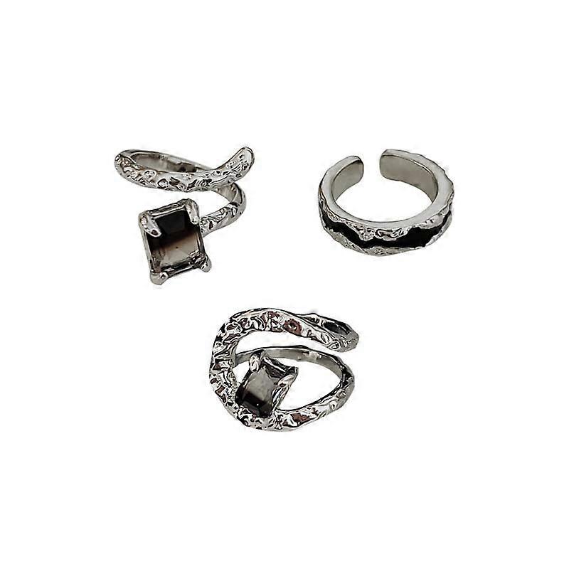 Gradient Stone Ring, Women's Open, 3pck