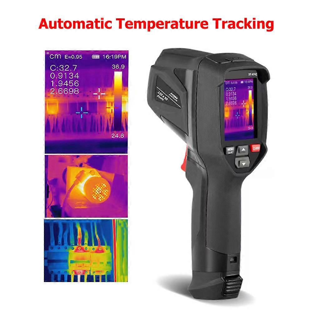 120x90 Infrared Thermal Imaging Camera IR Thermal Imager Free Focus 2.4-inch LCD -4~752 Temperature Auto Tracking Tester