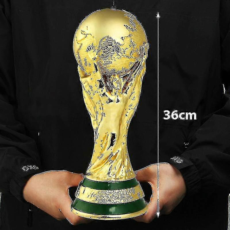 Coppa del Mondo Calcio Trofeo Resina Replica Trofeo Modello Tifoso di Calcio Souvenir Gift_suning/YY 36CM