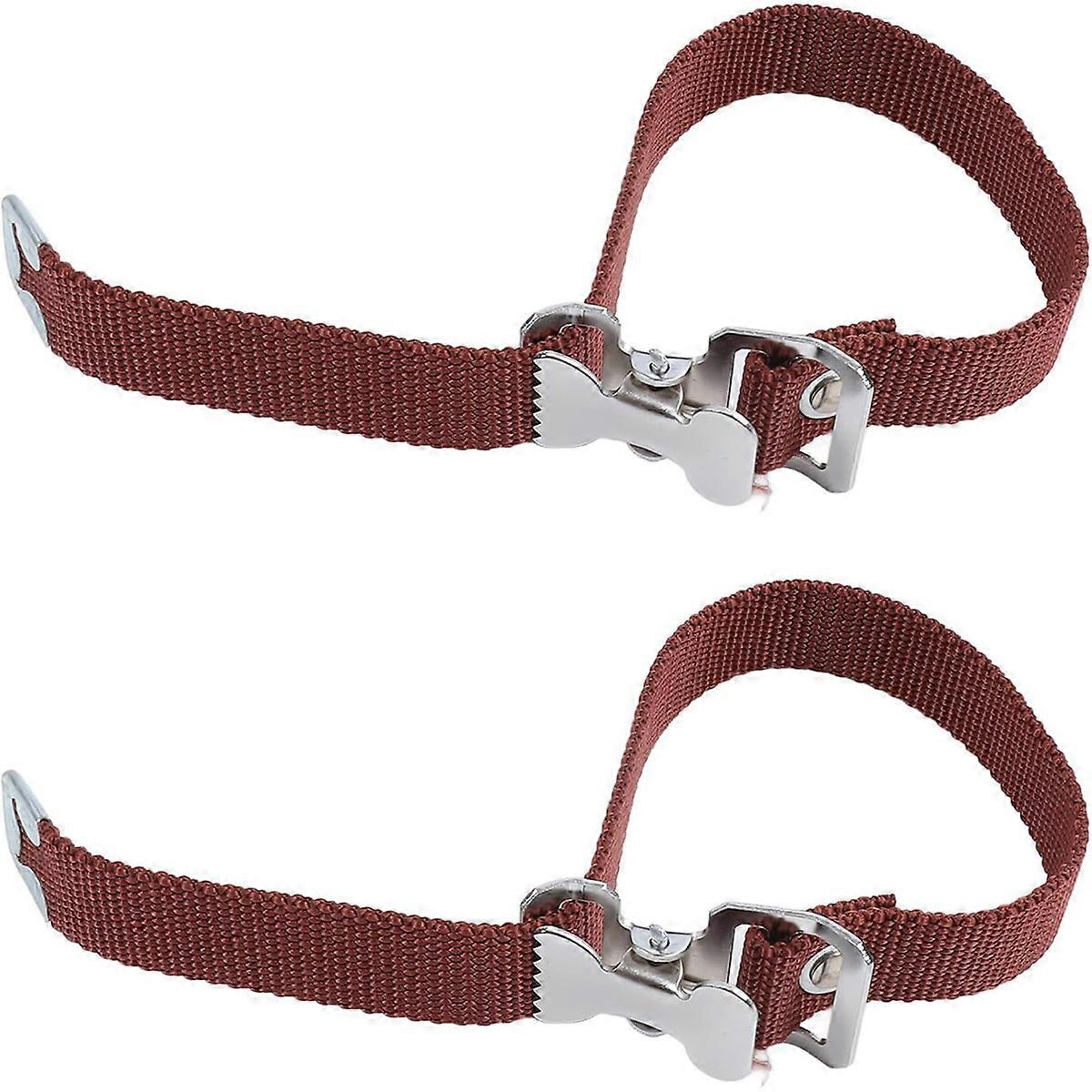 2-Piece Drywall Stilt Straps - Adjustable Loop Straps for Indoor Use & Performances