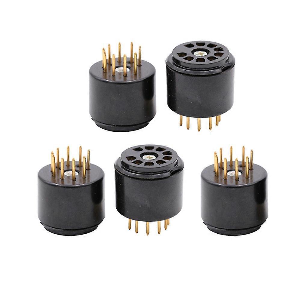 9Pin Vacuum Tube Socket Testing Saver for 6DJ8 12AX7 ECC83 B339 CV492 6L13 12AU7 ECC82 B329 Hifi Tu