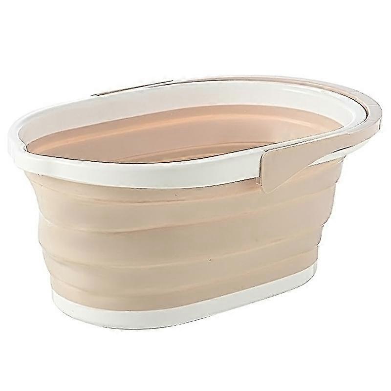Collapsible Bucket With Handle Portable Folding Water Container Space Saving Bucket Collapsible Sink Foldable Mop Bucket For Washing Dishes Camping Hi
