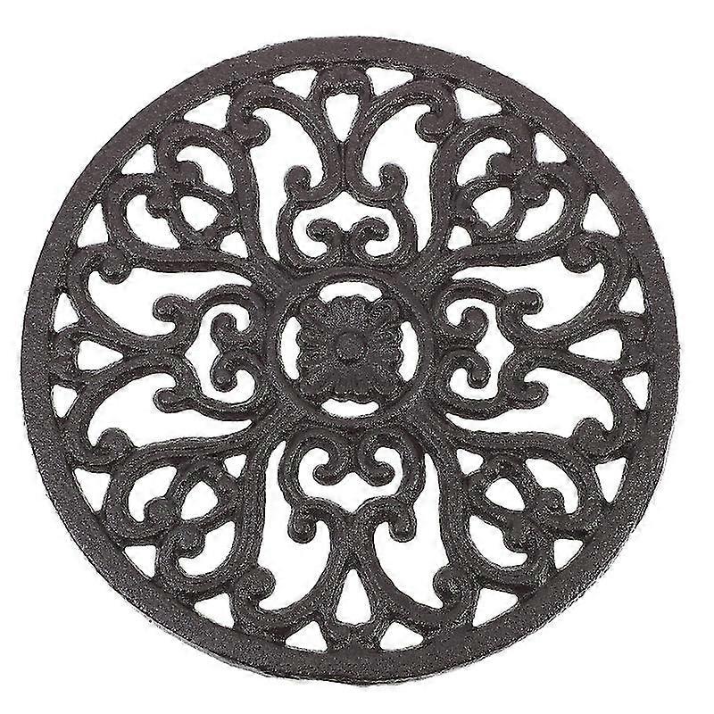 Creative Cast Iron Placemat Heat Insulated Pot Mat Hollow Non-slip Table Mat