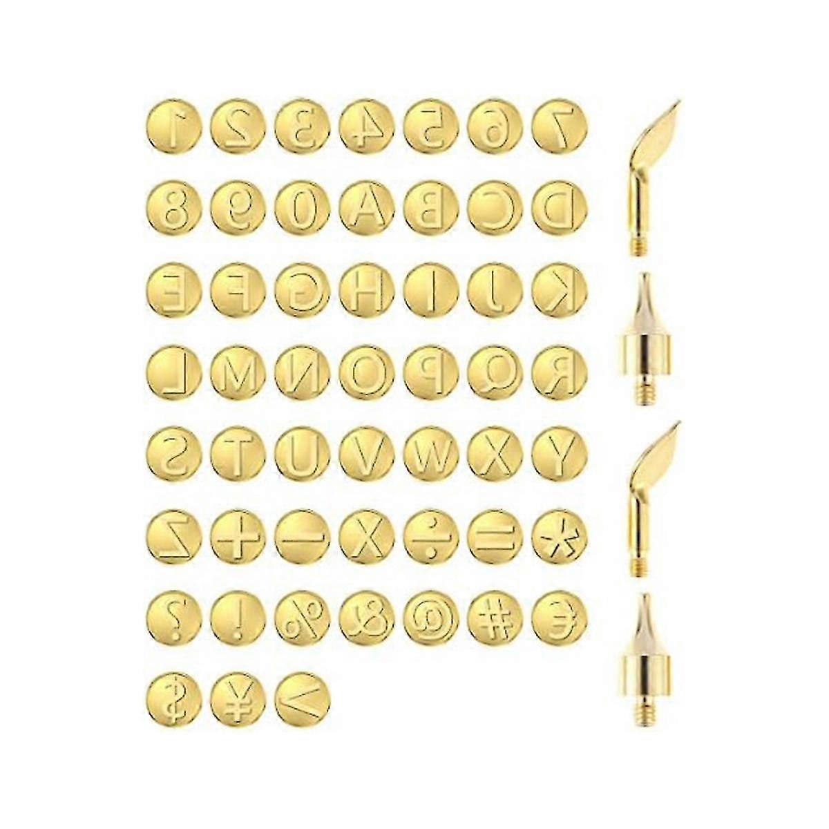 56pcs ξύλινο εργαλείο καύσης ξύλου πυρών άκρων που ορίζει το γράμμα συμπεριλαμβανομένου του αλφαβήτου για το ανάγλυφο Diy σκάλισμα που καίει ξύλο σκαφών