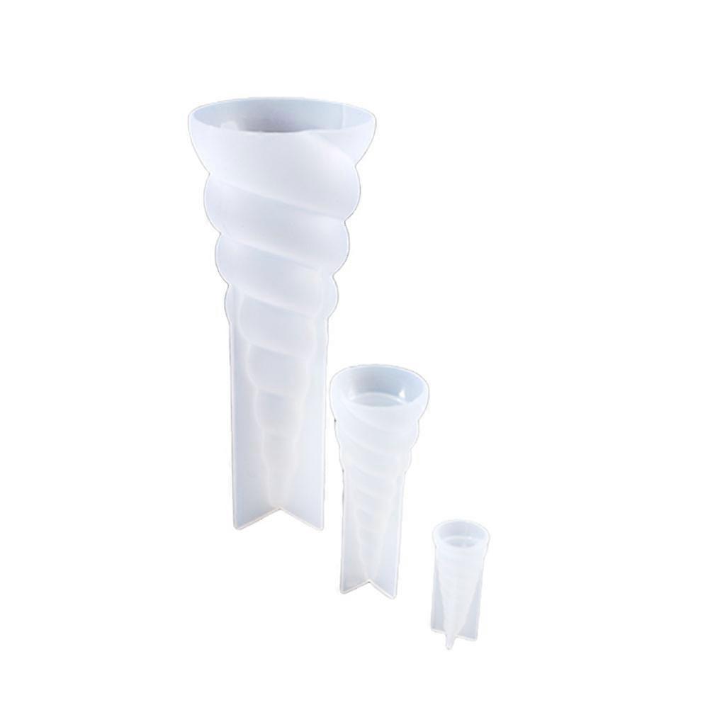 3 قطع يونيكورن القرن قوالب سيليكون الايبوكسي قوالب اليدوية الحرف اليدوية DIY قوالب الزخرفة للفتيات الأطفال