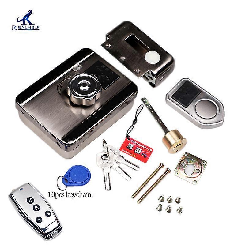 Electric AID Chip Lock Simple Smart Card Locks Wireless Electronic RFID Reader Anti-theft Keyless Door Lock