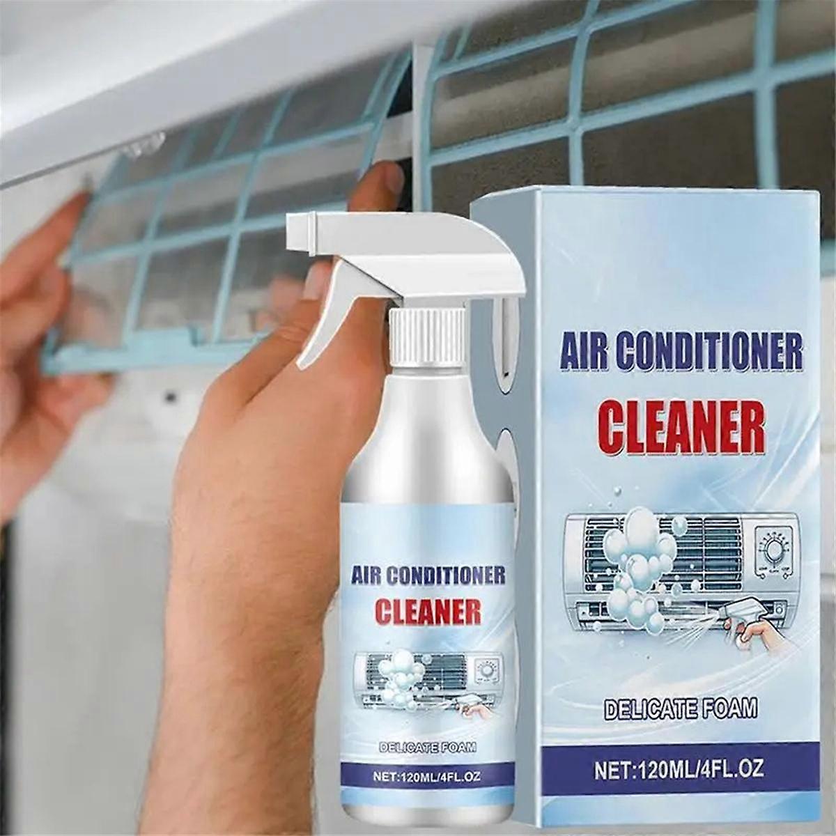 Ac Cleaner Foam Sprays 120ml Rinse-Free Foam Cleaner Safe All-Purpose Household Bubble Cleaner Effective Multi-Purpose