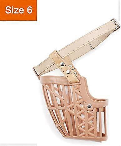 Fence Type Soft Plastic Dog Muzzles (#6) - #6