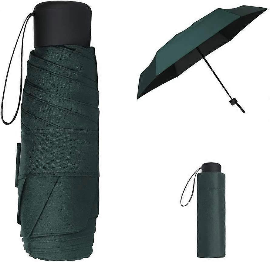 Folding Umbrella,Mini Sun Umbrella,Pocket Umbrella & Travel Umbrella,Ultra Light Fashion Compact Portable Anti-UV,Ideal for Backpack/Pocket