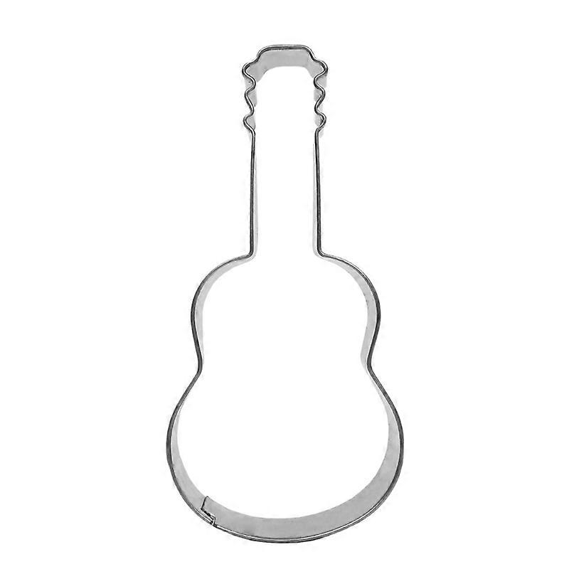 5 PCS Guitar Shape Baking Biscuit Mold