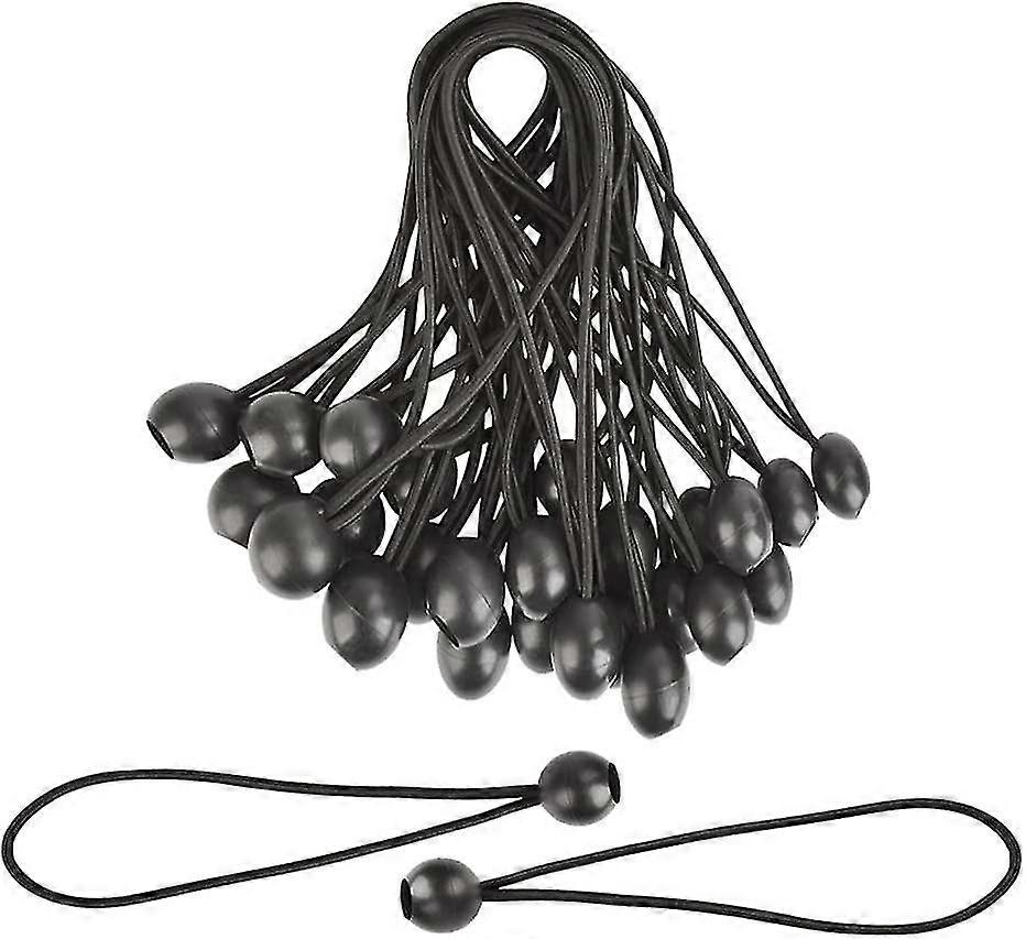 30pcs Bungee Cord, Rubber Bungee Cord With Ball, For Tarp, Pavilion, Tent