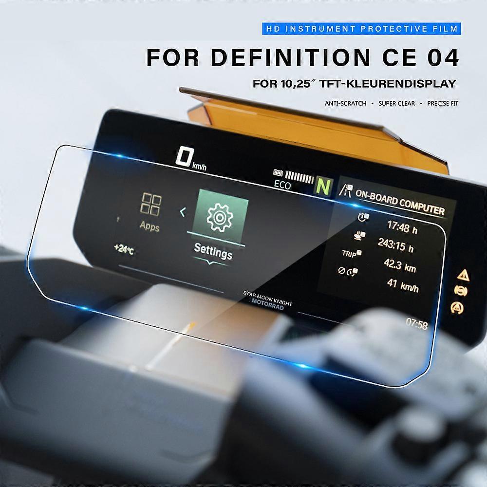 Accesorii pentru motociclete Instrument Film Scratch Cluster Screen Dashboard Protecție pentru BMW Definition CE 04 CE04