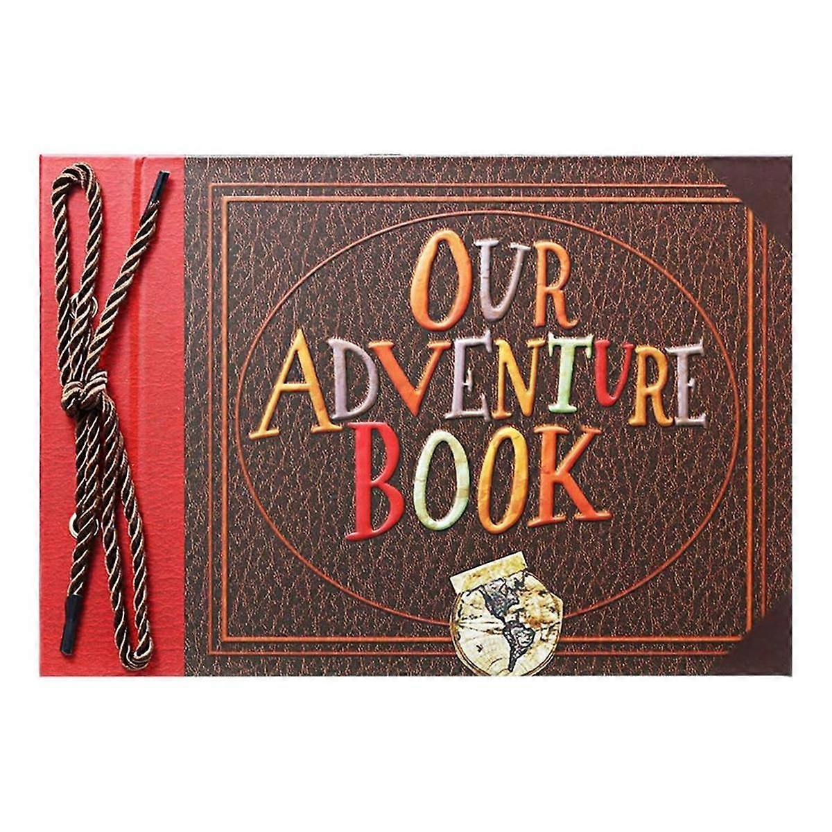 Scrapbook Photo Album,Our Adventure Book Scrapbook,For Anniversary, Wedding, Travelling, (Adventure Book)