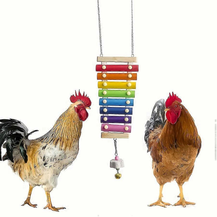 Πολύχρωμο &; διαδραστικό ξύλινο παιχνίδι παπαγάλων - ανθεκτικό, μη τοξικό εξάρτημα κλουβιών για τόνωση της διασκέδασης
