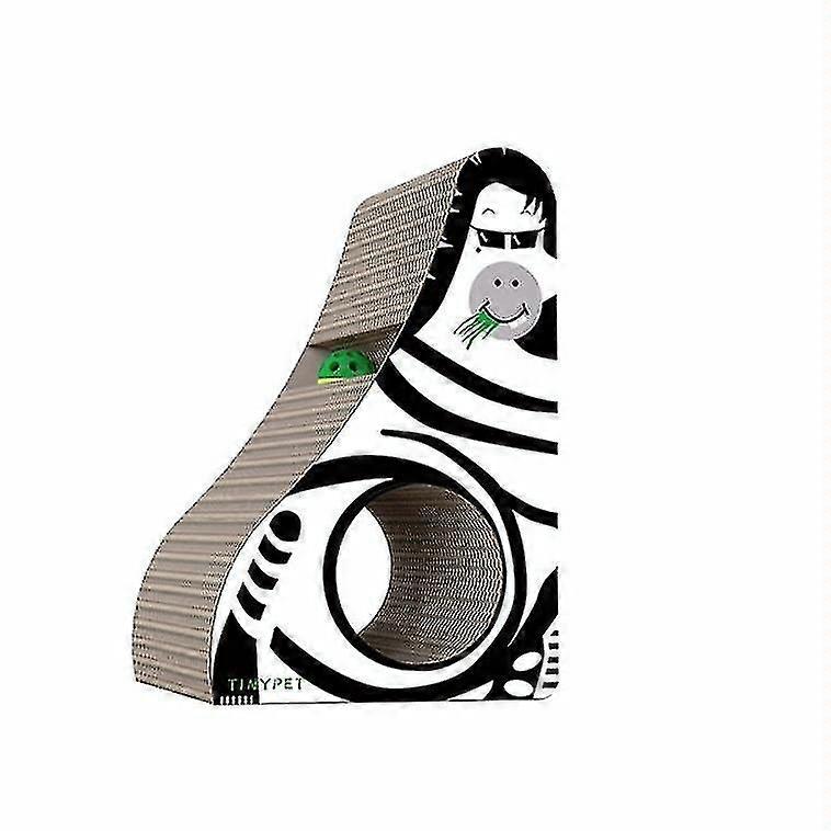 triangular pet scratcher vertical corrugated pet litter(rock zebra)