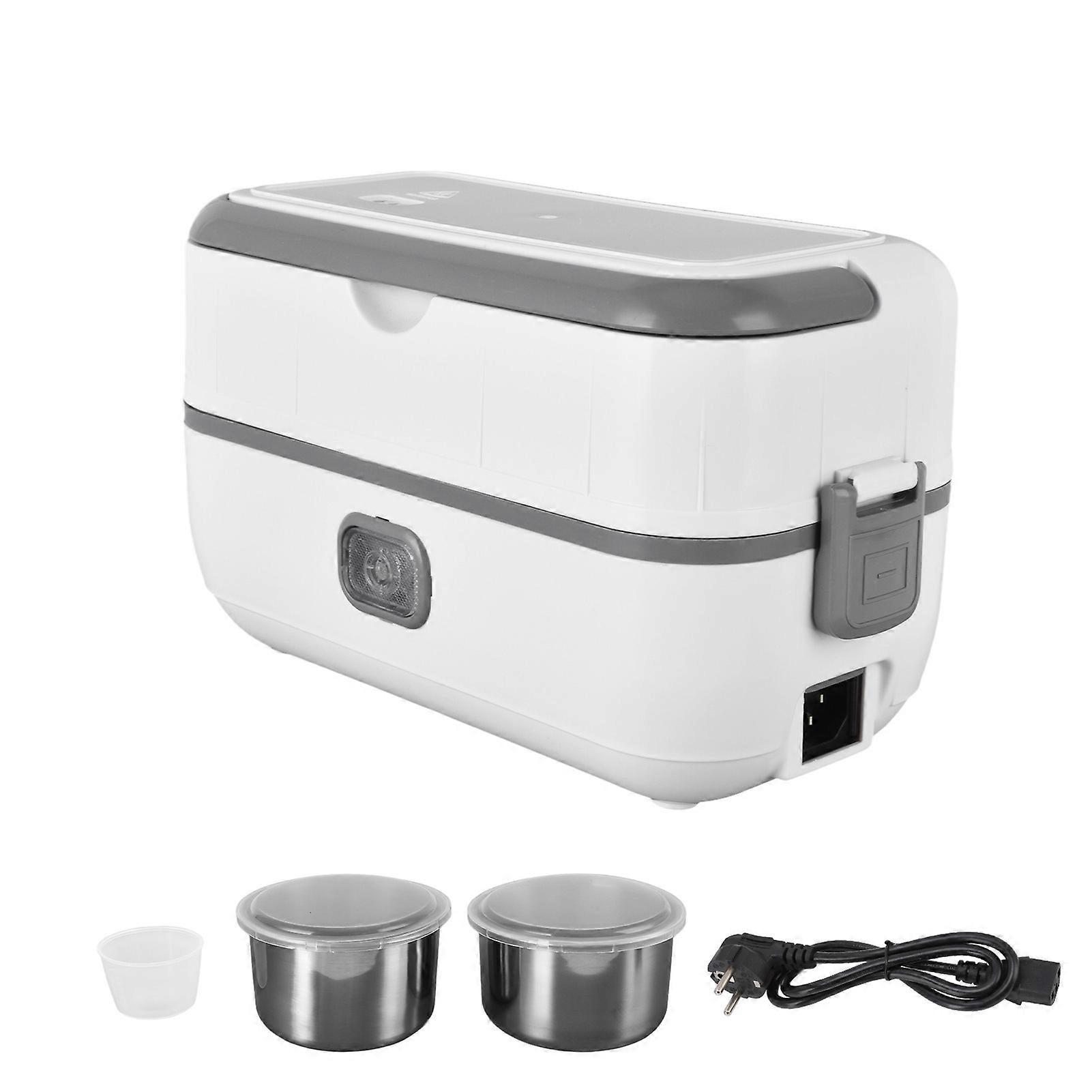 Electric Lunch Box Insulation Quadrate Self Heating Detachable Container Waterproof Interface Cooking Box