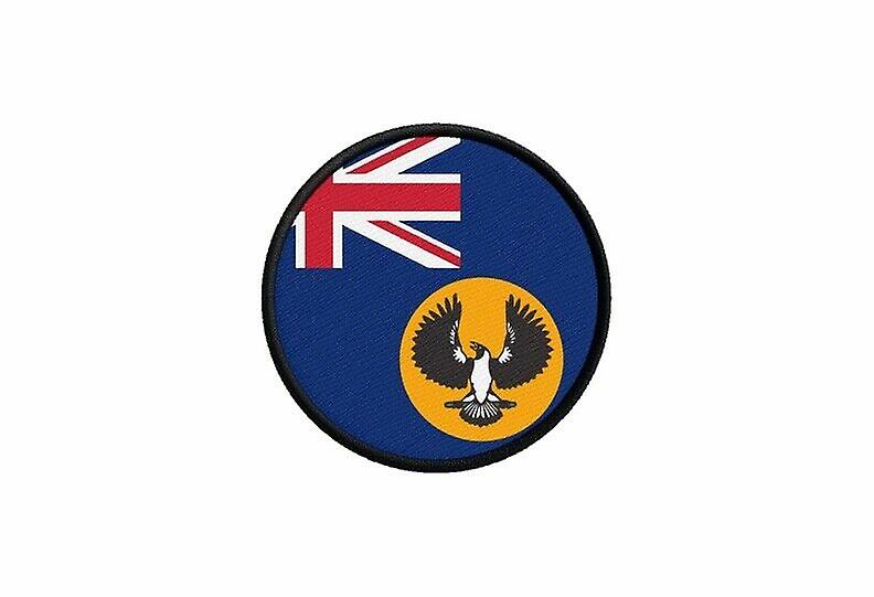 Patch ecusson flag south australia australia prints round thermosticker