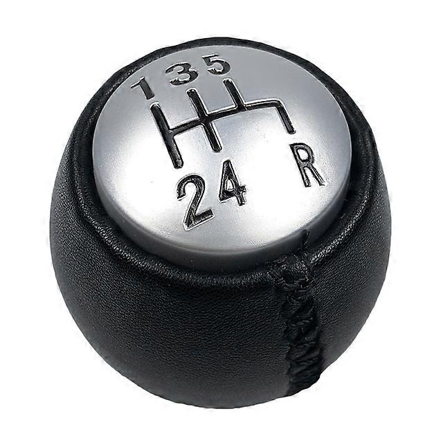 For Alfa Romeo GT 147 166 3.2 V6 PU Leather Car Styling 5/6 Speed Gear Shift Knob Lever Stick Pen Shifter Head