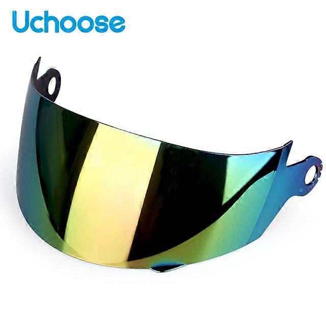 UCHOOSE Motorcycle Helmet Lens Facelift Helmet Special Lens Transparent Mirror Black Mirror Color Mirror Silver Lens Package