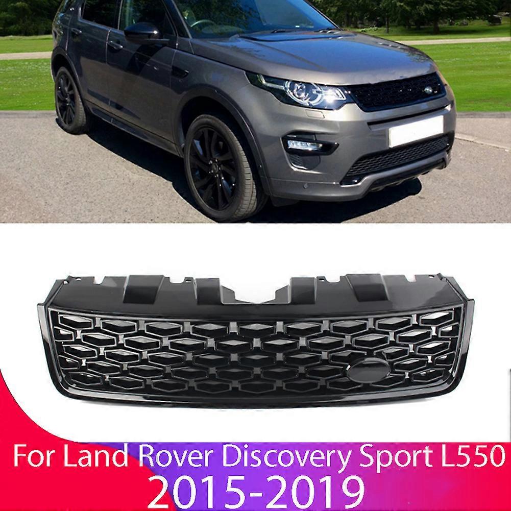 Car Styling Materiale ABS Colore Nero Griglia Centrale Anteriore Griglie A Rete Adatto Per Land Rover Discovery sport 2015 2016 2017