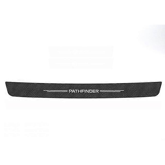 Motor Vehicle Parts For Nissan Pathfinder Logo Murano Navara NV200 Livina Car Door Threshold Protector Stickers Pedal Guards Trunk Sill Scuff Plate