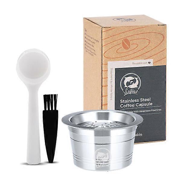 Stainless Steel For K-fee Coffee Filters Capsule Pods Tamper Reusable Refillable For Caffitaly Tchibo Cafissimo MachineIn-