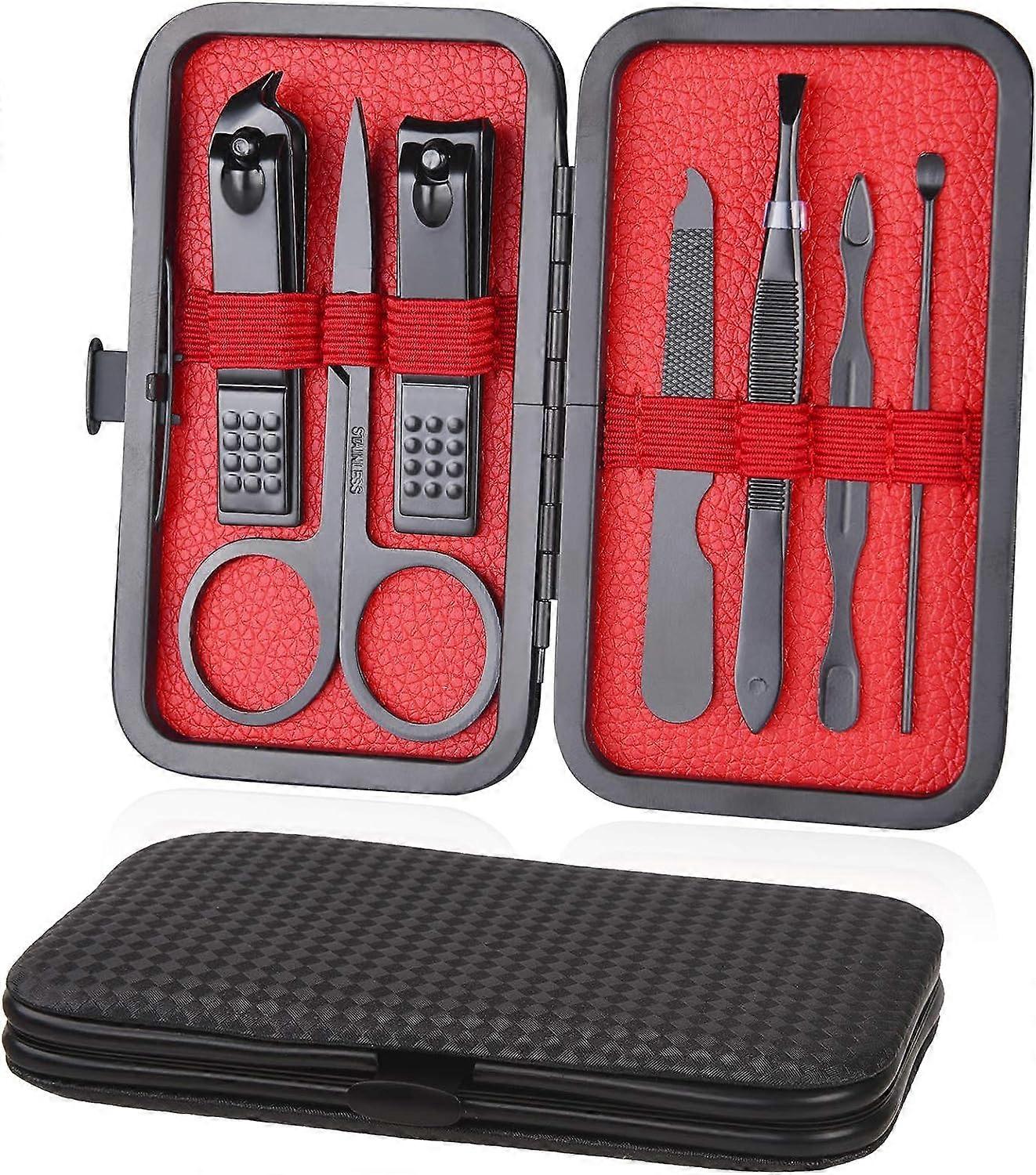 Manicure Pedicure Kit, 7pcs Professional Nail Clipper Set, Stainl